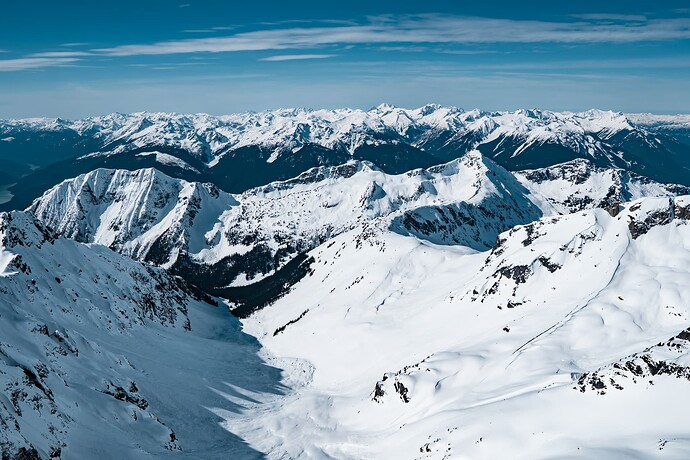 Summit shot towards Duffey Peak