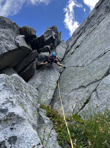 Starting up towards Rexford South.