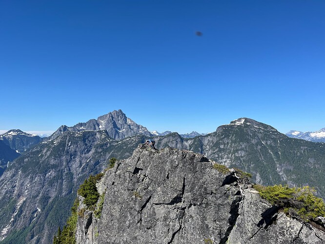 Summit of second unnamed peak