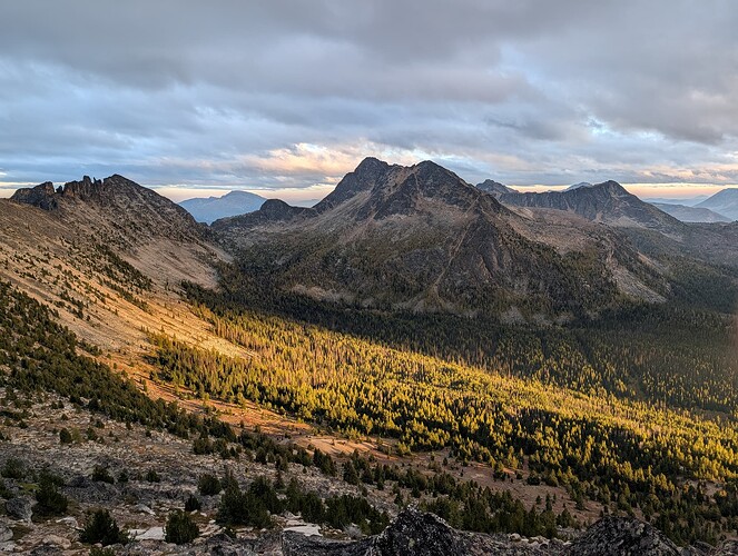 Last light on The Pope and Cathedral in the US.