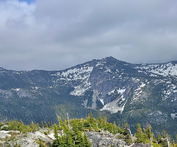 Mount Ichor taken from Nlaka Peak