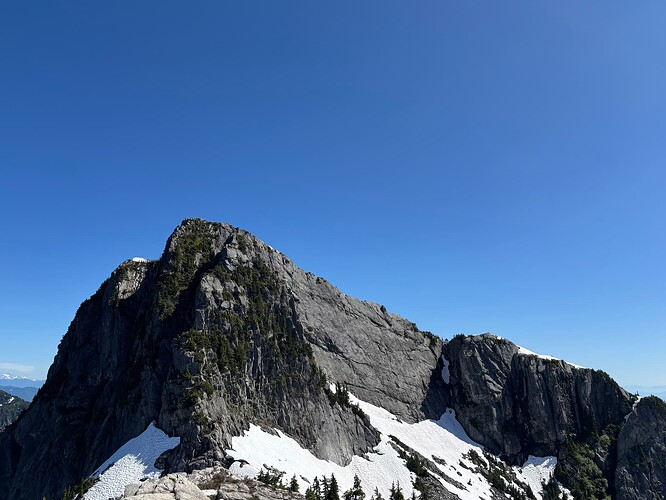 Martyn from the barely prominent peak just to the north