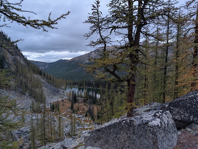 I believe this is Deacon Lake - would make a nice camp.