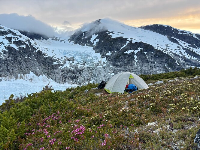 Our camp spot for day 1 and 2