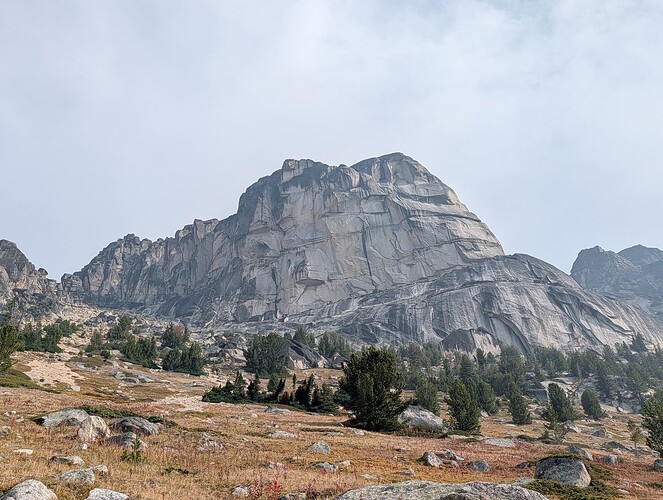 South face of Grimface from the meadows.