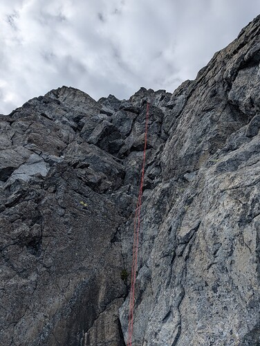 First rappel. Very clean.