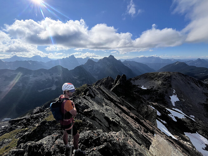Summit of Hanging Lake Peak.
