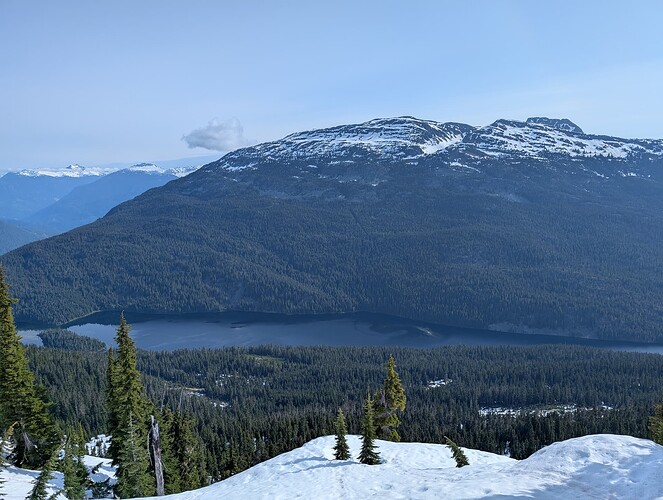 Fire Mountain behind Fire Lake