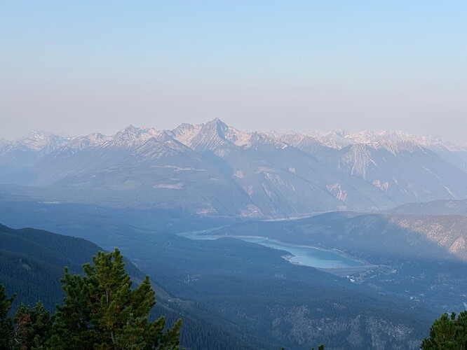 Mount Sloan across the valley
