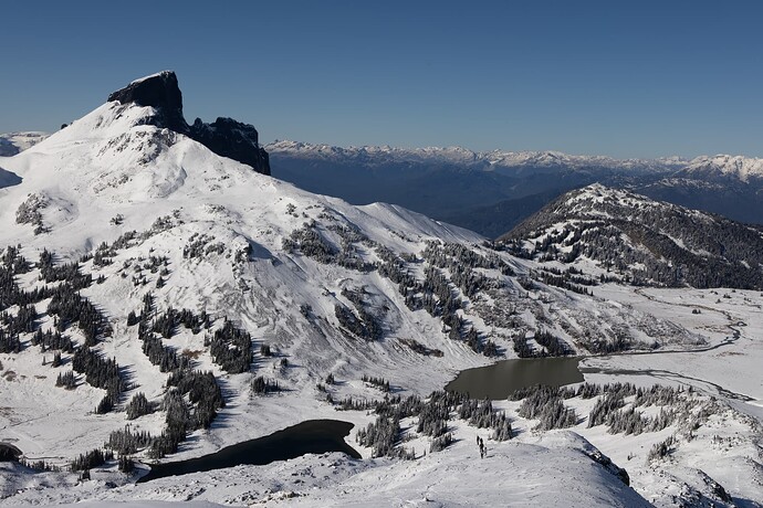Lots of snow, but thin in a lot of places.