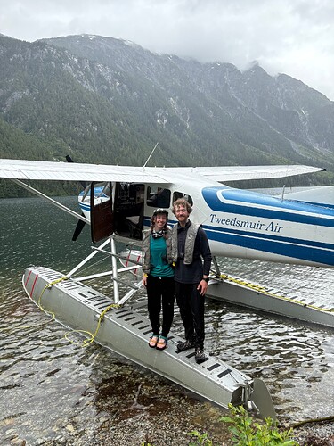 Dishevelled but happy