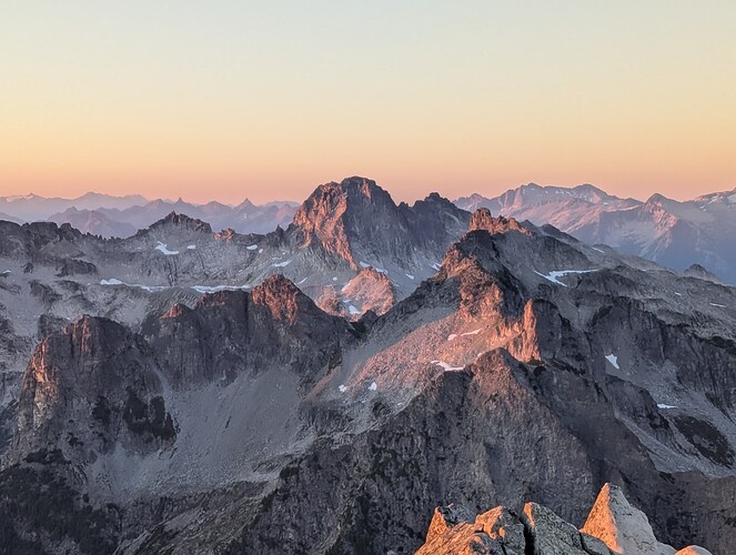 Grainger, Nursery. Beautiful peaks protected by horrendous bush.