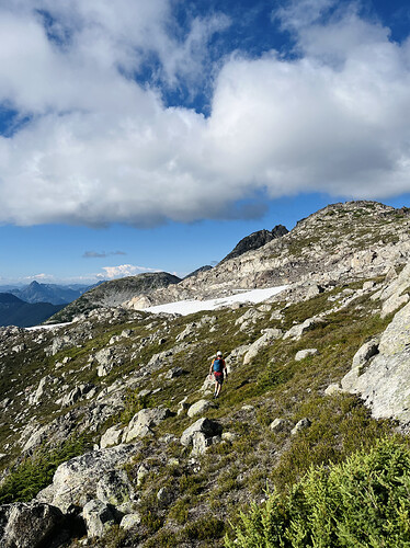 Rambling towards Hanging Lake Peak.