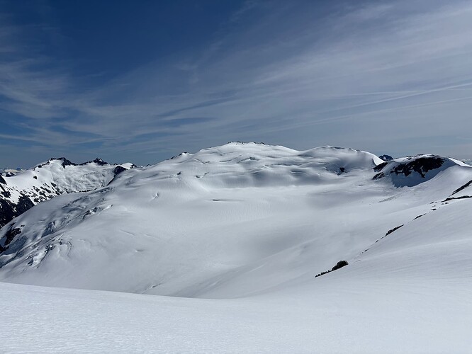 Our big goal for the day. An easy ridge walk though