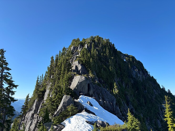 we rappeled the upper part of this