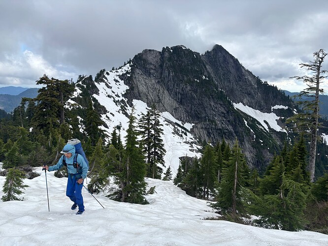 Nice ridge travel, HF Peak behind