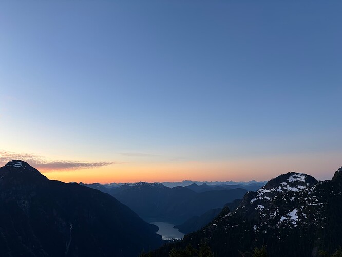 Morning over clearwater bay