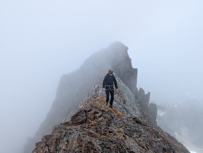 Chossiest rock was moreso in easy spots like this