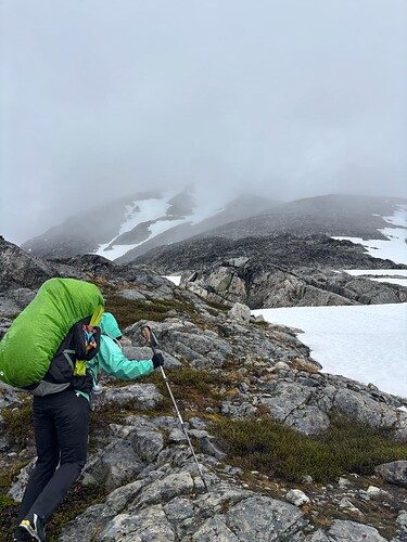 Into the clouds and pure misery