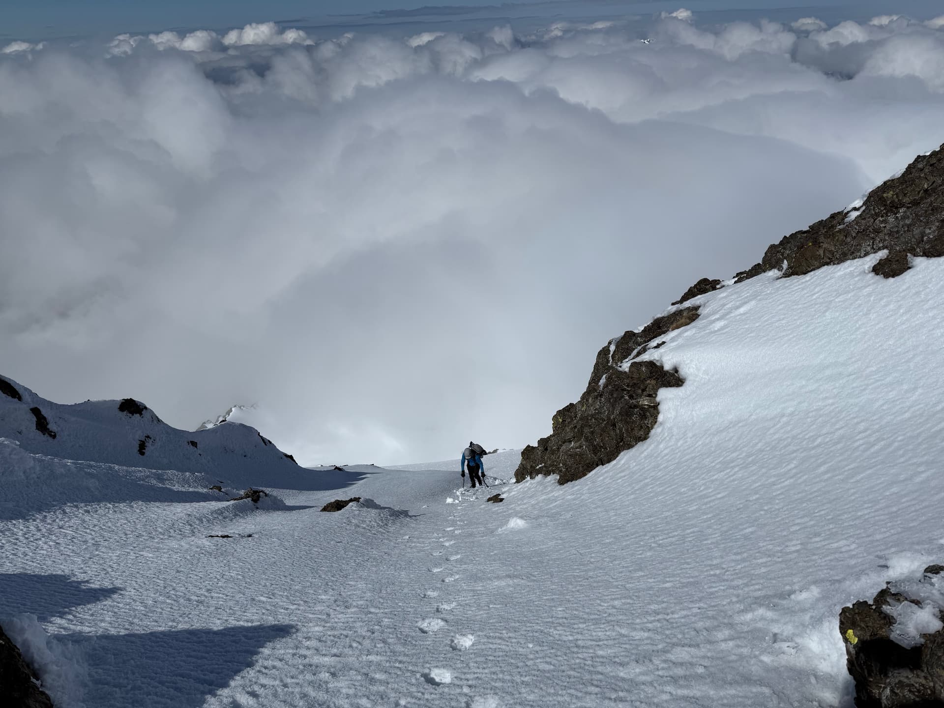 Silvertip (NW gully) - 2025-4-27 - Trip Reports - Treeline to Alpine